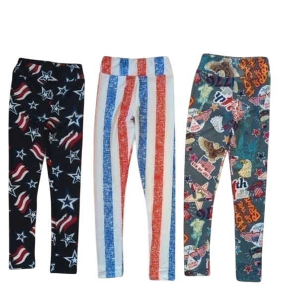 3 Lularoe Tween Leggings - Picture 1 of 3